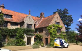 Heritage re-roof works at Hindringham Hall Project image