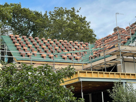 New tiled roof. Project image