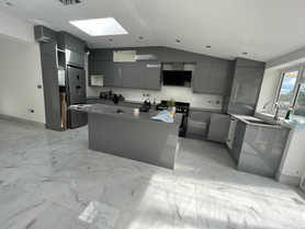 Six meter back extension with kitchen fitting  Project image