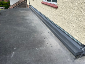Flat roof ventilation repair.  Project image