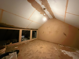 loft conversion plastered Project image