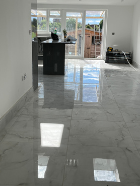 Six meter back extension with kitchen fitting  Project image