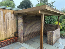 New Patio, Steps, Fencing & Outdoor Kitchen Project image