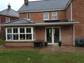 Infill Extension with Trocal Flat Roof System and Aluminium Glazed Rooflight  Project image