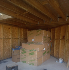  TIMBER FRAME: Garden Office with timber frame and   Natural Fibre materials ( Sustainable Construction) Project image