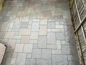 Home office/shed and Indian Limestone Project image