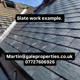 Slate roofing works  Project image