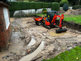 Large front, rear, both sides rebuild and rear garden completely landscaped Project image