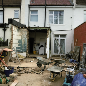 Single story extension with a shower room Project image