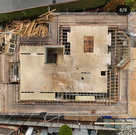 Bungalow to house conversion.  Project image