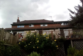 Complete replacement of all soffit, fascia + guttering.  Project image