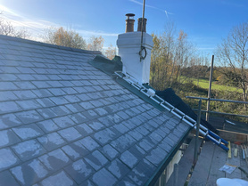 Slate roof Installation.  Project image