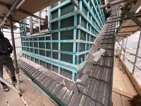 New tiled roof. Project image