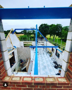 Bungalow to house conversion.  Project image