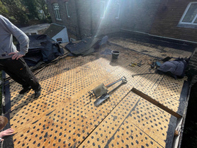 GRP flat roof. Project image