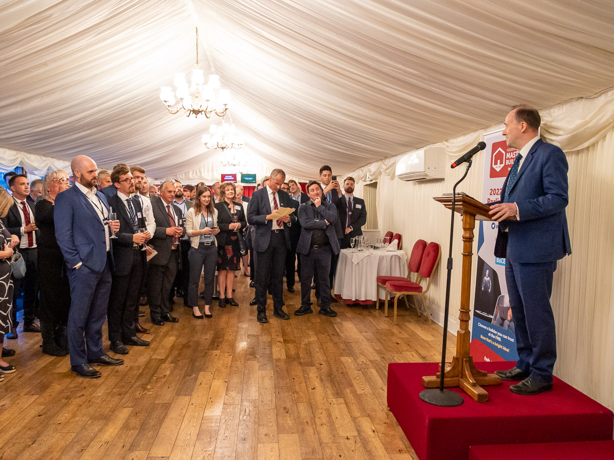 Lord Callanan delivering speech at the FMB Parliamentary Reception