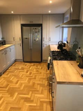 Side porch/utility room and new master bedroom. Including bi folds, internal remodelling and new kitchen.   Wetherby. Project image