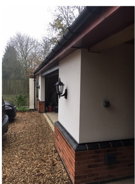 Single storey extension and new build garage Project image