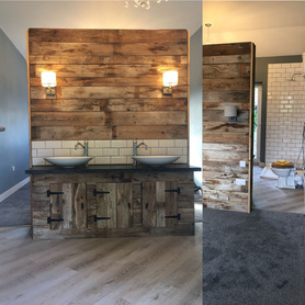 Double storey block work extension Project image