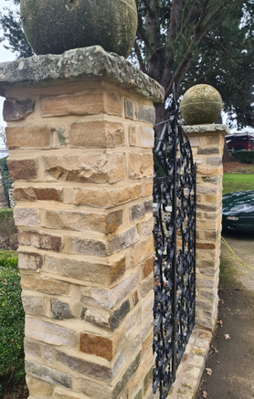 Stunning Traditional Design Stone Piers Project image