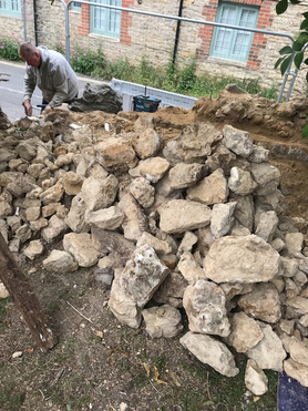 Stone Wall Rebuild Project image