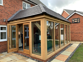 Oak Framed Single Storey Extension Project image