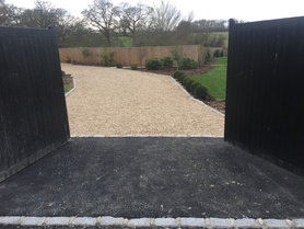 Garage base and hard landscaping  Project image