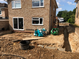 Side double and rear single extension Project image