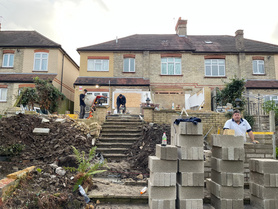 Large Kitchen Extension, Patio, Garden Works Project image