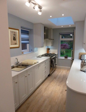 Wetherby. Large Ground floor kitchen/diner extension with roof lantern. Project image