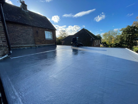 GRP flat roof. Project image