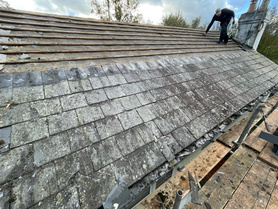 New slate roof Project image