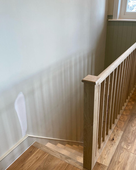 Refurb, structural openings, new oak staircase. Project image