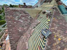 New tiled roof. Project image