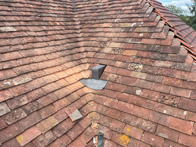 New tiled roof. Project image