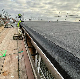 Roof repairs, chimney repairs, lintel repairs, and roofline works. Project image