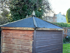 Small local shed roof. Project image