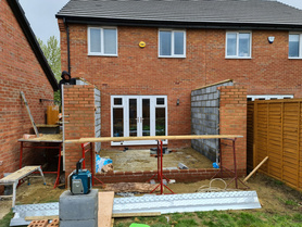 Rear Extension on New Build Property Project image