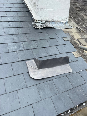 Slate roof Installation.  Project image