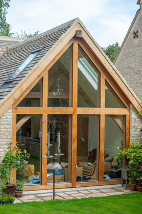 Oak frame wrap around extension Project image