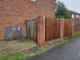 Brick Pier Rebuild & Fence Installation – Boundary Upgrade Project image