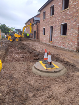 Storm water attenuation tanks and drains  Project image