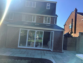 rear single storey extension , roof windows / bifold doors Project image