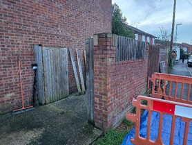 Brick Pier Rebuild & Fence Installation – Boundary Upgrade Project image