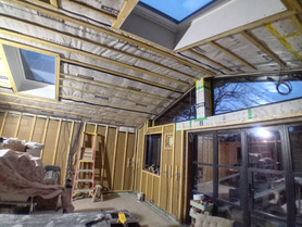 Extension :  Large rear single storey extension using Natural fibre Insulation ( Woodfibre) Project image