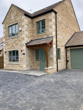 New build stone house Project image