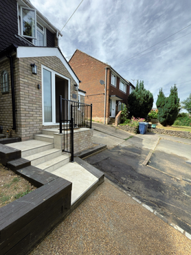 garage conversion and front porch Project image