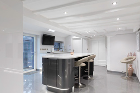 Beautiful single-storey extension with a modern kitchen and utility. Project image