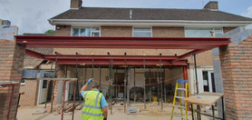 Demolition and rsj beams fiting Project image