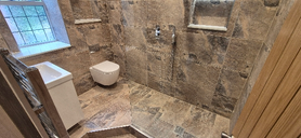 Wetroom - tiled with 60 x 40 Project image